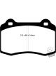 EBC 06-10 For Jeep Grand Cherokee 6.1 SRT-8 Greenstuff Rear Brake Pads