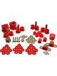 Energy Suspension Master Bushing Red Set For 86-91 Mazda RX7 Hyper-Flex