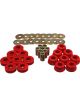 Energy Suspension Body Mount Red Set For GM with Hardware