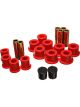Energy Suspension Rear Leaf Spring Bushing Red Set