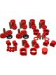 Energy Suspension Master Bushing Red Set For 90-96 Nissan 300ZX Hyper-Flex