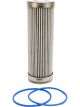 Fuelab 6 Micron Stainless Steel Replacement Element 6in w/2 O-Rings & In