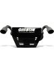 Gibson 15-17 Polaris RZR XP 1000 EPS Base 2.25in Dual Exhaust Black Cera