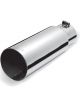 Gibson Round Single Wall Straight-Cut Tip 3.5in OD/3in Inlet/12in Lengt