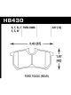 Hawk 00-07 For Ford Focus HPS 5.0 Rear Street Brake Pads