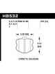 Hawk 2010-2013 For Chevrolet Corvette Grand Sport HPS 5.0 Rear Bra