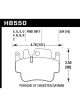 Hawk 00-07 For Porsche Boxster HPS 5.0 Front Brake Pads
