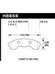 Hawk 06-13 For Chevrolet Corvette Z06 DTC-60 Race Front Brake Pads