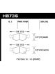 Hawk 12-16 For Fiat 500 Performance Ceramic Street Front Brake Pad