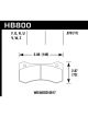 Hawk Willwood 6617 Caliper DTC-70 Race Brake Pads