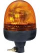 Hella Rota Compact 12V Amber Lens Beacon w/ Flexible Pole Mount
