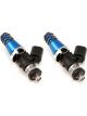Injector Dynamics ID1050X Injectors 11mm Blue Adaptors Denso Lo
