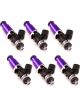 Injector Dynamics ID1050X Injectors 14mm Purple Adaptor Tops De
