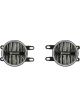 KC Hilites G4 LED Light Amber Fog Beam Round For 12-18 Toyota Tacoma Pair 20W