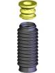KYB Shocks & Struts Strut Boots Front & Rear For Acura MDX 2001-06 For A