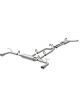 MagnaFlow 07 For Audi Q7 V8 4.2L Dual Split Rear Exit Stainless Cat-Back