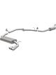 MagnaFlow 12-13 For Ford Focus Single Straight Passenger Rear Exit Stain