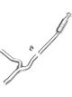 MagnaFlow Conv DF 04-05 For Dodge RAM 1500 Pickup 3.7L Inc 4WD 4.7L P/S