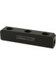 Aeroflow Billet 5 Port Fuel Log -8AN Log, 3 x ORB Top & 2 End Black AF457-08BLK