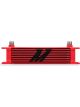Mishimoto Universal 10 Row Oil Cooler Red