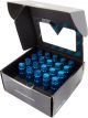 NRG 700 Series M12 X 1.25 Steel Lug Nut w/Dust Cap Cover Set 21