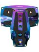 NRG Aluminum Sport Pedal A/T Neochrome w/Black Rubber Inserts