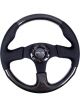 NRG Carbon Fiber Steering Wheel 315mm Leather Trim w/Black Stitching