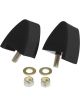 Prothane 64-73 For Ford Mustang Front Bump Stops Black
