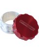 Aeroflow 2-1/2 Inch Billet Aluminium Weld-On Filler With Red Cap