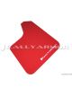 Rally Armor Universal fitment no hardware UR Red Mud Flap w/ Whi