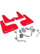 Rally Armor For 11+ STI/WRX Sedan Only UR Red Mud Flap White