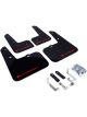 Rally Armor 12-13 For Hyundai Veloster UR Black Mud Flap w/ Red