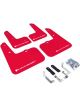 Rally Armor 12-13 For Hyundai Veloster UR Red Mud Flap w/ White
