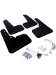 Rally Armor 13+ For Subaru XV Crosstrek Black Mud Flap w/ Grey