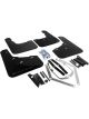 Rally Armor 13+ For Ford Fiesta ST Black Mud Flap w/ Grey Logo