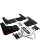 Rally Armor 13+ For Ford Fiesta ST Black Mud Flap w/ Red Logo
