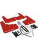 Rally Armor 13+ For Ford Fiesta ST Red Mud Flap w/ White Logo