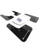 Rally Armor 18+ For Subaru Ascent Black UR Mud Flap W/ White Lo