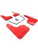 Rally Armor 16-19 For Honda Civic Si UR Red Mud Flap w/ Black L