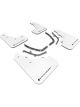 Rally Armor 2019+ For Mazda3 GT Sport Hatch UR White Mud Flap w