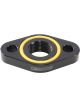 Aeroflow Turbo Drain Adapter -10AN ORB Outlet 52.4mm Bolt Centre Black  AF463-03
