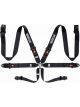Sparco Belt 6pt 3in Steel Black