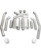 Stainless Works 2004 GTO 3in Catback Chambered Mufflers X-Pipe Wide O