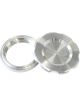 Aeroflow Low Profile Billet Alloy Filler Raw Cap & 2-1/2