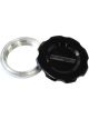 Aeroflow Low Profile Billet Alloy Filler Black Cap & 3