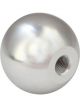 Torque Solution Billet Shift Knob Silver: Universal 10x1.5