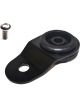 Torque Solution Radiator Mount w/ Insert Black : For Mitsubishi Evo