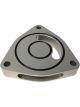 Torque Solution Blow Off BOV Sound Plate Silver: For Hyundai Genes