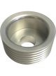 Torque Solution Lightweight Alternator Pulley Silver: For Hyundai