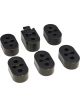 Torque Solution Exhaust Mount Kit Dual Exhaust: For Mazdaspeed & Fo